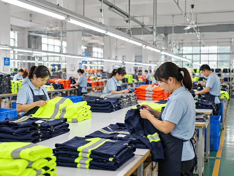 Final workwear inspection